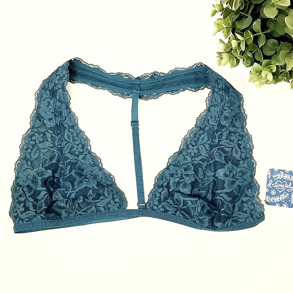 FREE PEOPLE LACE TRULY MADLY DEEPLY BRALETTE LARGE - Picture 4 of 8